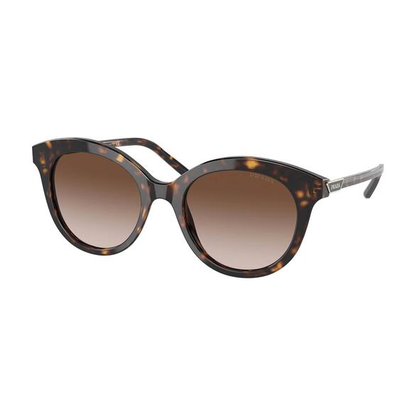 NWT Prada PR 02YS Sunglasses Tortoise Frame Brown Gradient Lens One Size - Picture 1 of 2